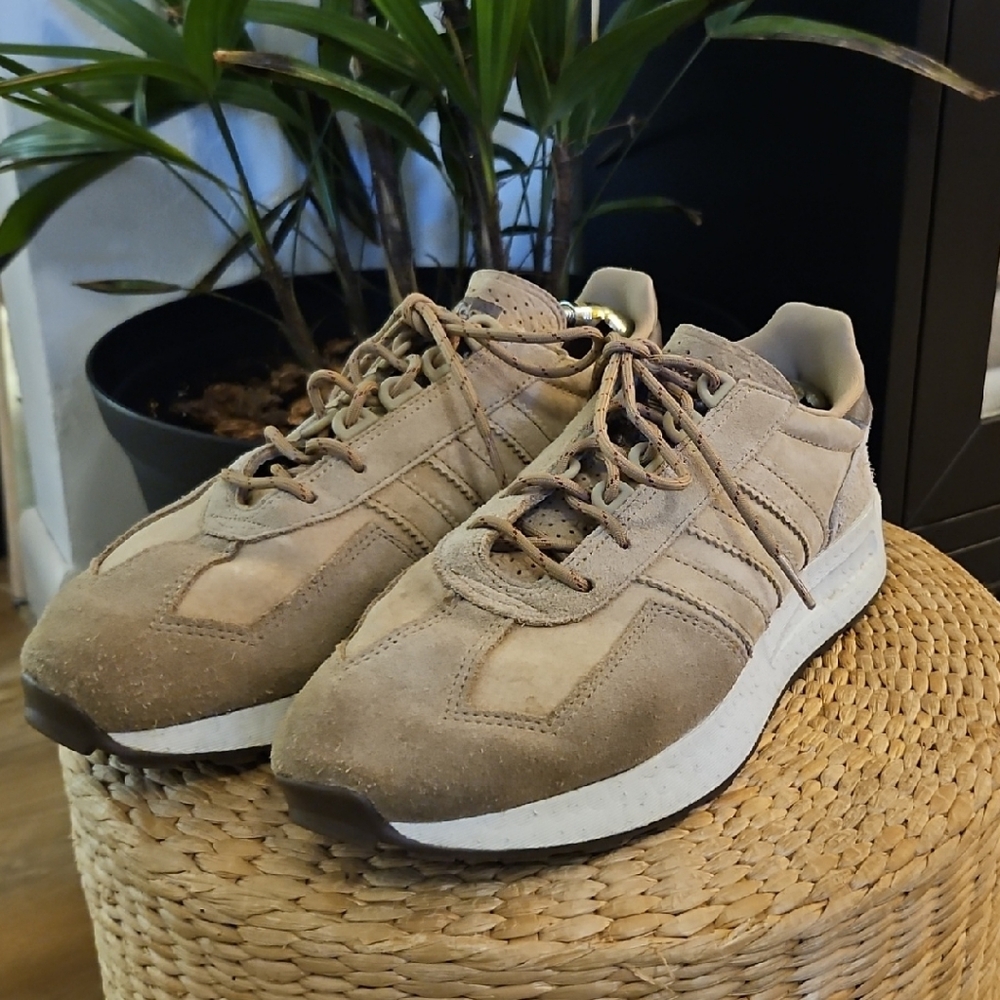 Adidas Tan Athletic Shoes Size Mens Size 9